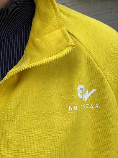 Zip-up oversize hoodie (Yellow)