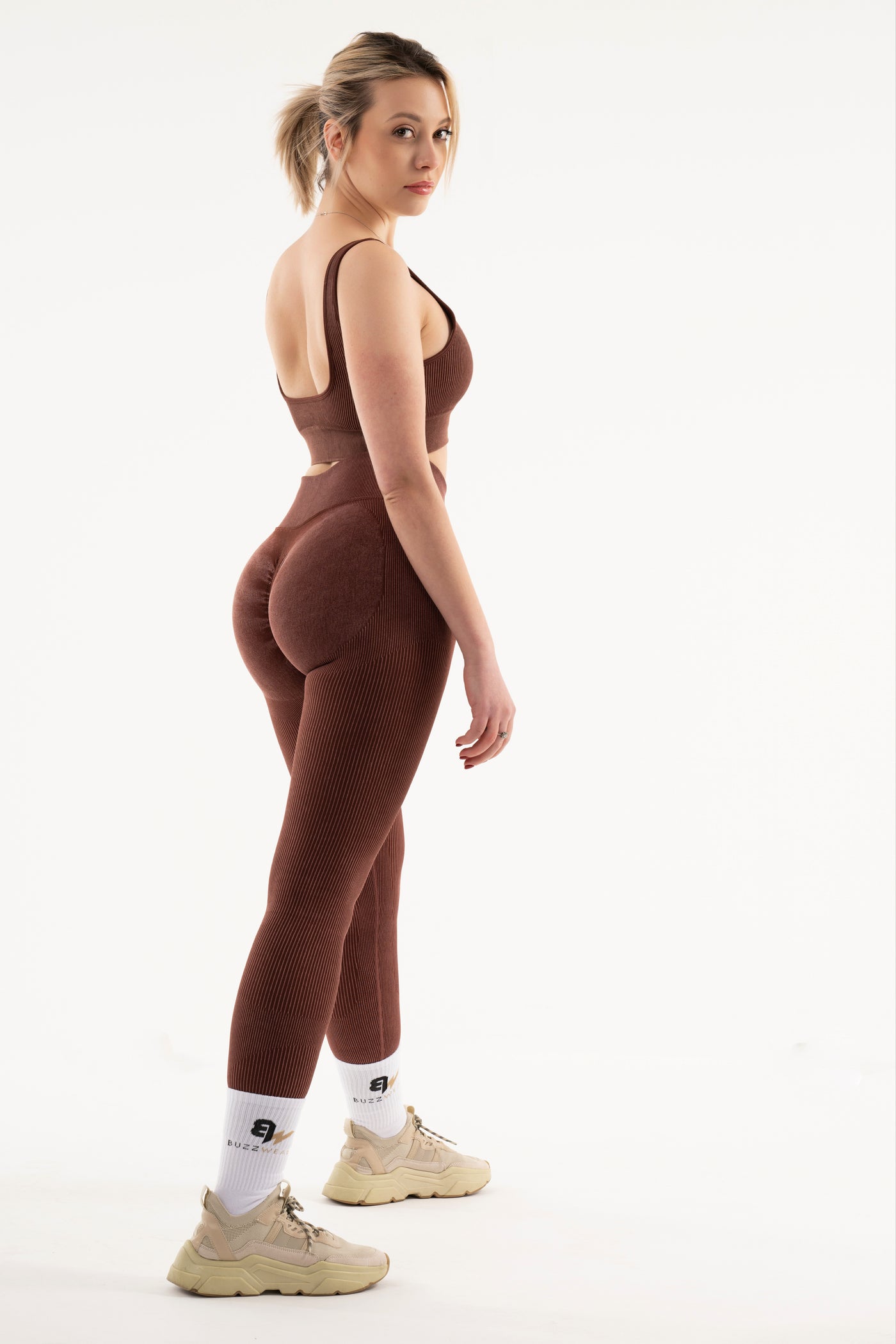 Addiction Scrunch Butt Lifting Leggings (Carmine)