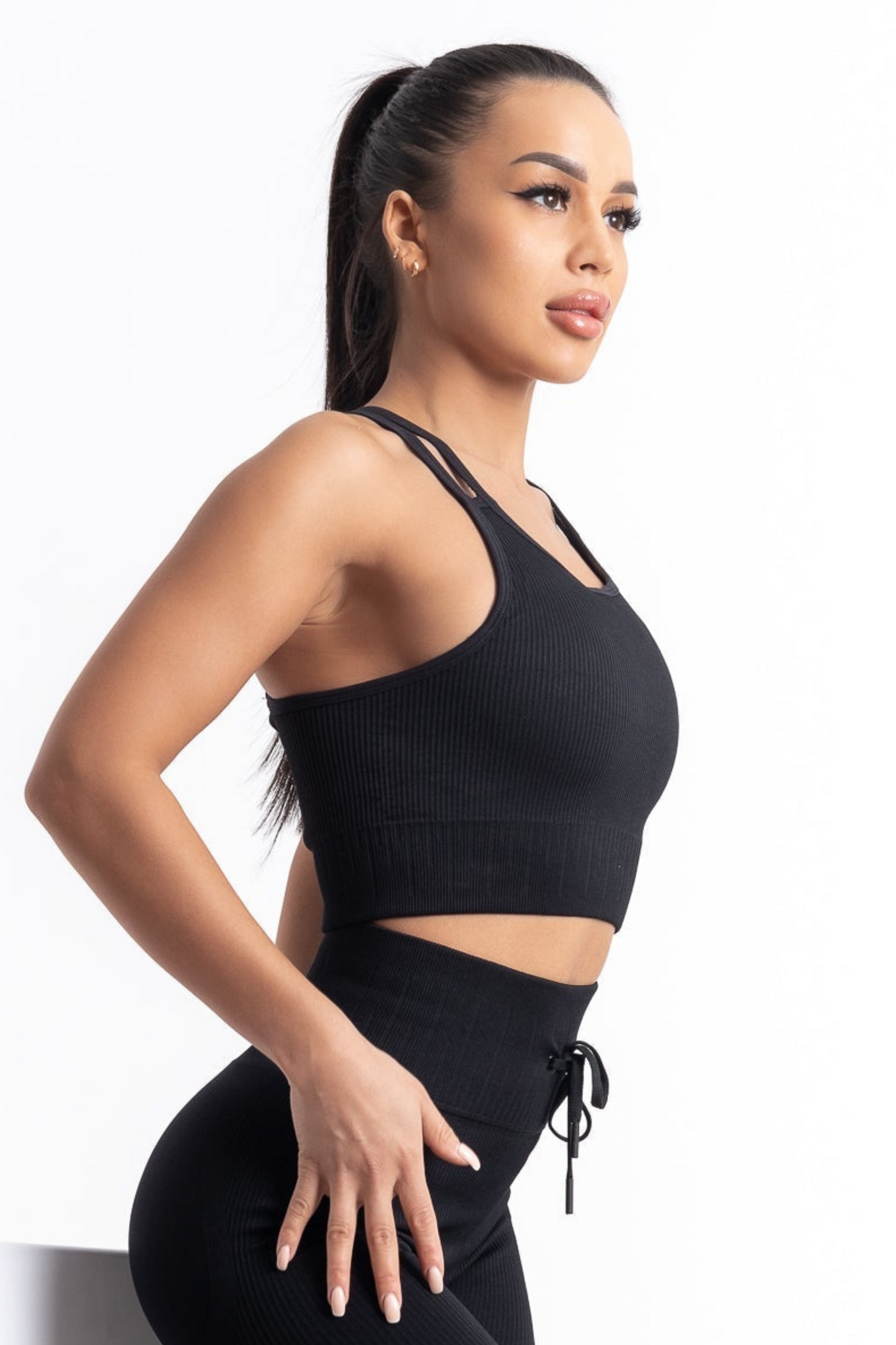 Comfy Seamless Sports Bra (Black)